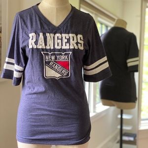 Rangers hockey tee
